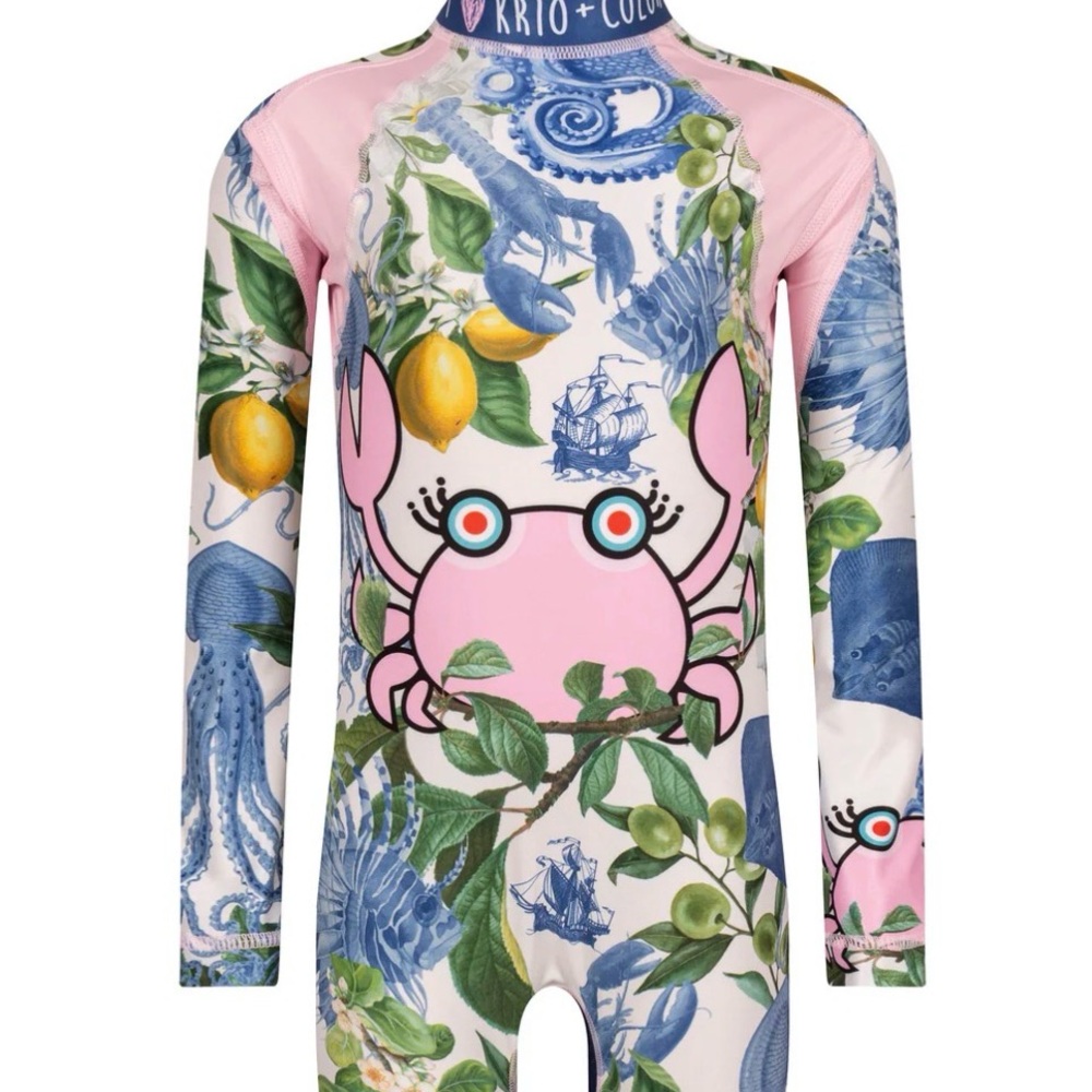 Krio Color Kids' Sunsuits - Long Sleeve Rash Guard (Set of 3) - 2-4 YRS